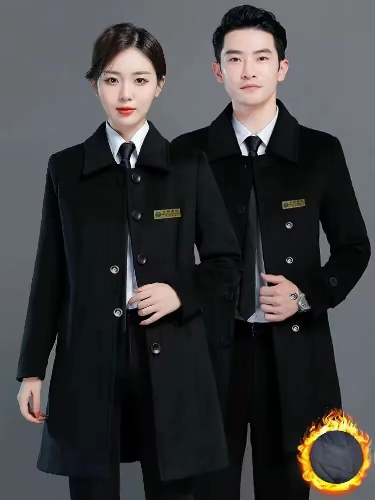 Professional Woolen Suit Coat for Hotel Front Desk Manager Sales Female Autumn Winter Work Uniform Straight Cut OL Style
Professional Woolen Suit Coat for Hotel Front Desk Manager Sales Female Autumn Winter Work Uniform Straight Cut OL Style