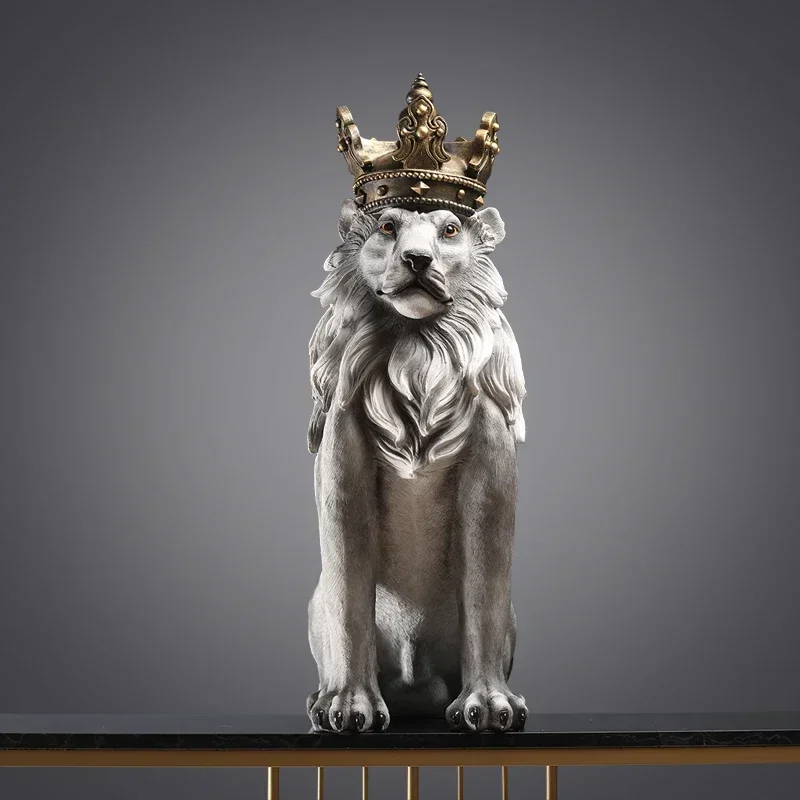 Nordic Home Decor Lion Art Statue Home Lnterior Living Room Ornaments Large Animal Sculpture Office Decoration Resin Figurines
Nordic Home Decor Lion Art Statue Home Lnterior Living Room Ornaments Large Animal Sculpture Office Decoration Resin Figurines