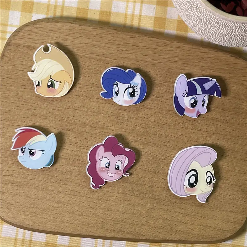 Anime Kawaii My Little Pony Acrylic Brooch Holder Lapel Badge Jewelry Children Gifts Brooches Women Lapel Pins Audience Gifts
Anime Kawaii My Little Pony Acrylic Brooch Holder Lapel Badge Jewelry Children Gifts Brooches Women Lapel Pins Audience Gifts