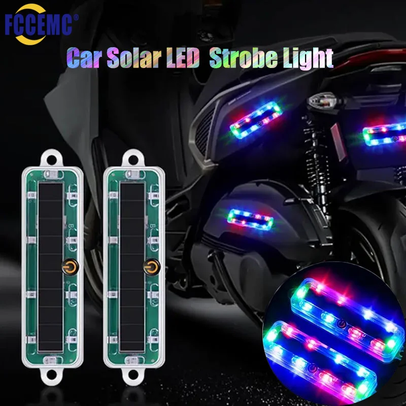 Solar LED Motocycle Strobe Light Night Driving Safety Anti Collision Warning Tail Light Universal Car Bike Flash Signal Lamp
Solar LED Motocycle Strobe Light Night Driving Safety Anti Collision Warning Tail Light Universal Car Bike Flash Signal Lamp