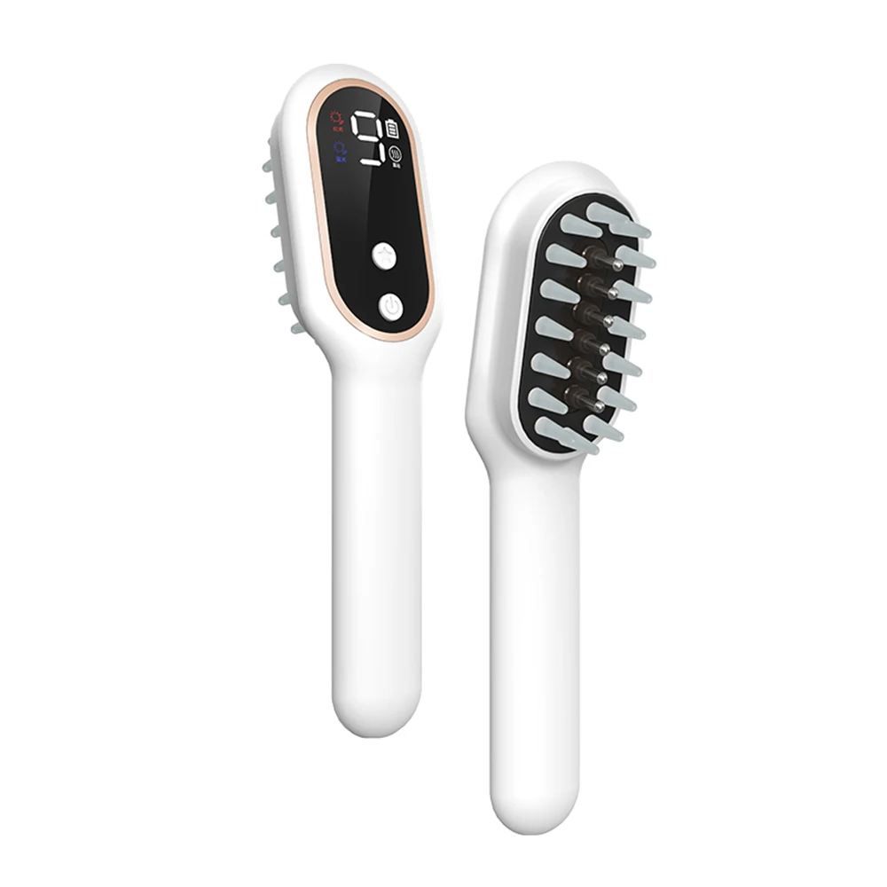 Electric Nano Hair Regrowth Comb Liquid Essential Oil Introducer Blue Red Light Vibrating Massager Anti Hair Loss Scalp Care
Electric Nano Hair Regrowth Comb Liquid Essential Oil Introducer Blue Red Light Vibrating Massager Anti Hair Loss Scalp Care