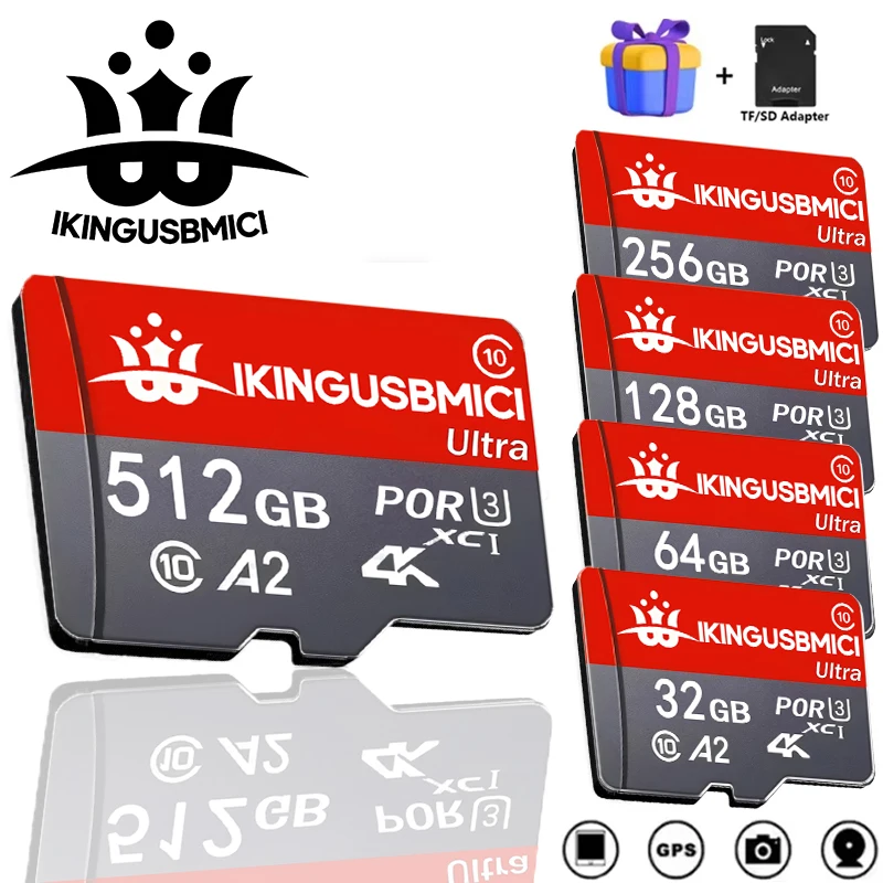 Compact Micro TF SD Card TF Cards Memory Card SD Cards 64GB 32GB 128GB 256GB 512GB U3 U1 Waterproof for Camera Laptop Phone
Compact Micro TF SD Card TF Cards Memory Card SD Cards 64GB 32GB 128GB 256GB 512GB U3 U1 Waterproof for Camera Laptop Phone