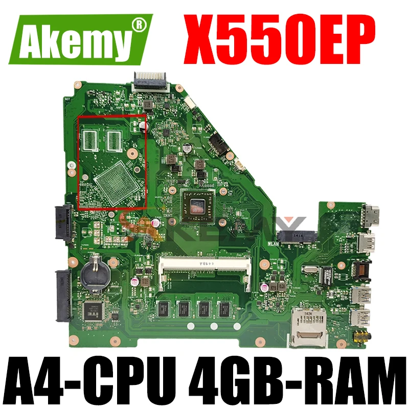 For ASUS X550W X550WA X552W X550E D552E X552E X550EA Laptop Motherboard X550WE X550EP E1 E2 A4 RAM-2GB/4GB PM/UMA 100% Tested
For ASUS X550W X550WA X552W X550E D552E X552E X550EA Laptop Motherboard X550WE X550EP E1 E2 A4 RAM-2GB/4GB PM/UMA 100% Tested
