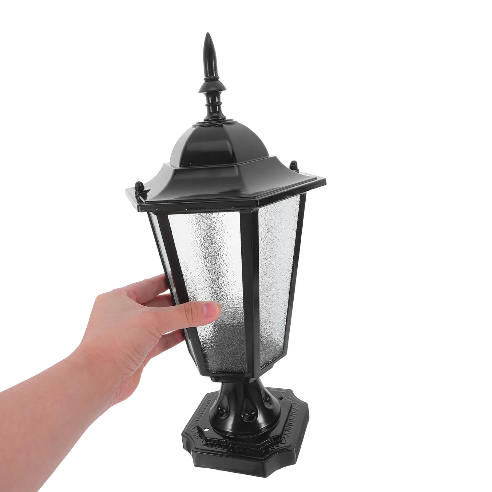 Aluminum Glass Outdoor Lampshade Hexagonal Pillar Design E27 Compatible Exterior Bulb Guard for Garden Terrace Driveway Modern
Aluminum Glass Outdoor Lampshade Hexagonal Pillar Design E27 Compatible Exterior Bulb Guard for Garden Terrace Driveway Modern