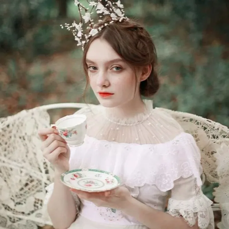 1PC Exports British Pure Cotton Tulle Hand-embroidered Lace Collar DIY Clothing Accessories
1PC Exports British Pure Cotton Tulle Hand-embroidered Lace Collar DIY Clothing Accessories