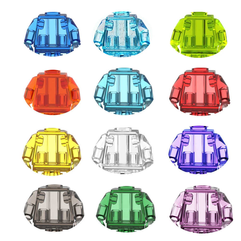 12Pcs/Set FigureAssembled Transparent Unprinted Pure Color Plain Building Blocks MOC Classical Bricks Toys for Children Kids
12Pcs/Set FigureAssembled Transparent Unprinted Pure Color Plain Building Blocks MOC Classical Bricks Toys for Children Kids