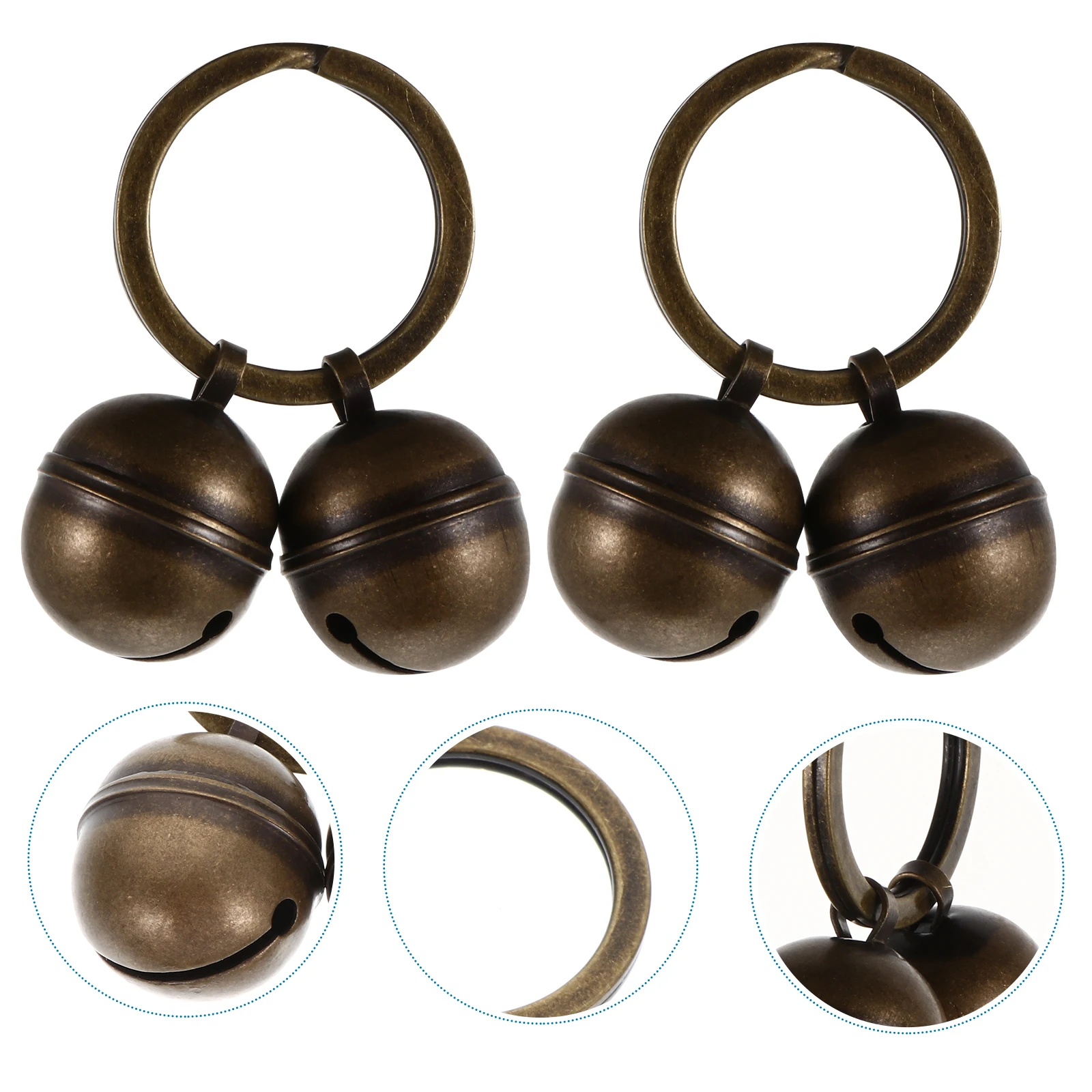 Pet Copper Bell for Dog Collar Key Ring Cats Puppies DIY Craft Loud Bells Home Decoration 2 Sets Small Ringer
Pet Copper Bell for Dog Collar Key Ring Cats Puppies DIY Craft Loud Bells Home Decoration 2 Sets Small Ringer