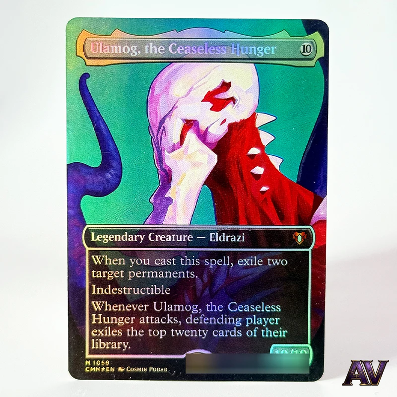 Ulamog, the Ceaseless Hunger Demonic Tutor Deflecting Swat Instant Hobby Collectibles Game Replica Proxy Card with holographic
Ulamog, the Ceaseless Hunger Demonic Tutor Deflecting Swat Instant Hobby Collectibles Game Replica Proxy Card with holographic