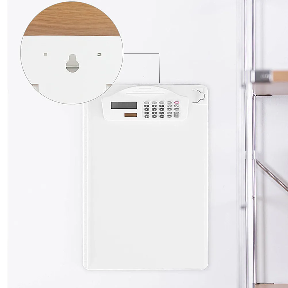 Пластиковый планшет-клипборд А4 для офиса и школы с калькулятором, держателем для блокнотов, легкий и безопасный в использовании
Пластиковый планшет-клипборд А4 для офиса и школы с калькулятором, держателем для блокнотов, легкий и безопасный в использовании