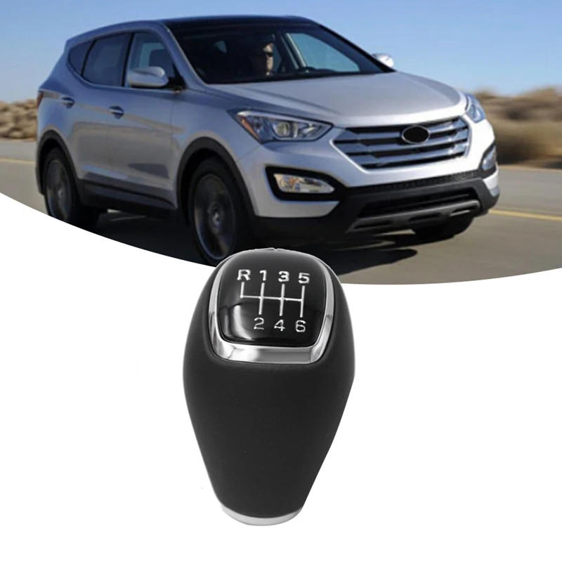 437112W200 Car 6 Speed Manual Leather Gear Shift Knob For Hyundai Santa Fe DM IX45 Sports 2012-2015 Car Accessories
437112W200 Car 6 Speed Manual Leather Gear Shift Knob For Hyundai Santa Fe DM IX45 Sports 2012-2015 Car Accessories