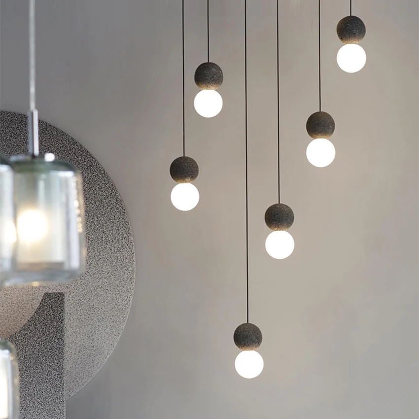 Cement pendant light Nordic design modern simple creative dining room kitchen glass hanging lamp restaurant cafe industrial lamp
Cement pendant light Nordic design modern simple creative dining room kitchen glass hanging lamp restaurant cafe industrial lamp