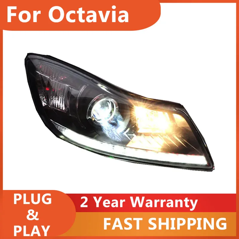 KOWELL Car Styling For Skoda Octavia Headlights 2009-2012 For Octavia Head Lamp DRL Turn Signal Low High Beam Projector Lens
KOWELL Car Styling For Skoda Octavia Headlights 2009-2012 For Octavia Head Lamp DRL Turn Signal Low High Beam Projector Lens