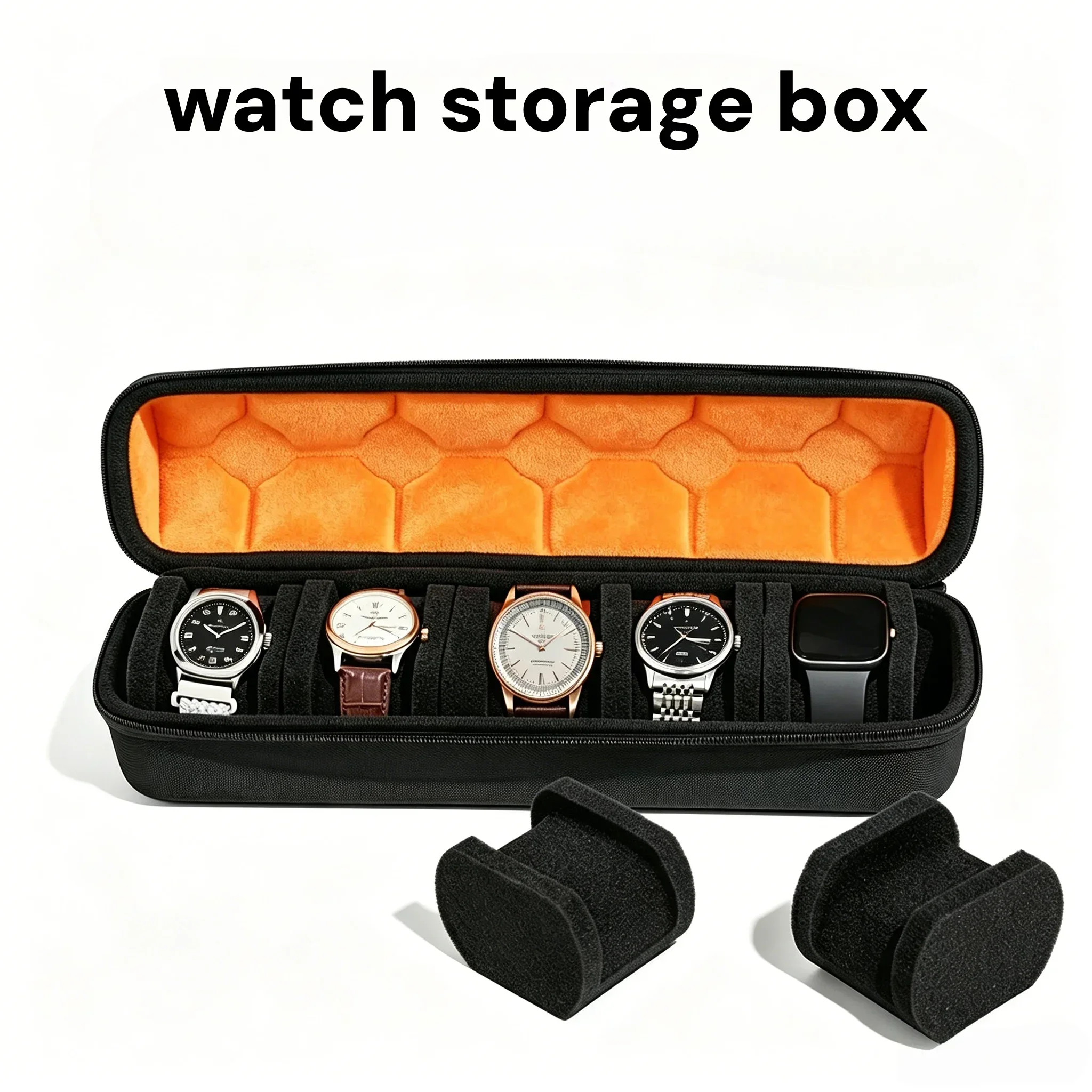 Watch Box Organizer for Men,Watch Travel Case Portable Storage Watch Display Holder for Wristwatches with Anti-Move Watch Pillo
Watch Box Organizer for Men,Watch Travel Case Portable Storage Watch Display Holder for Wristwatches with Anti-Move Watch Pillo
