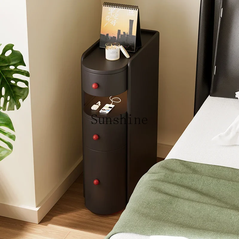 Extremely narrow bedside multi-function wireless charging sensor light small light luxury sofa side cabinet bedroom storage
Extremely narrow bedside multi-function wireless charging sensor light small light luxury sofa side cabinet bedroom storage