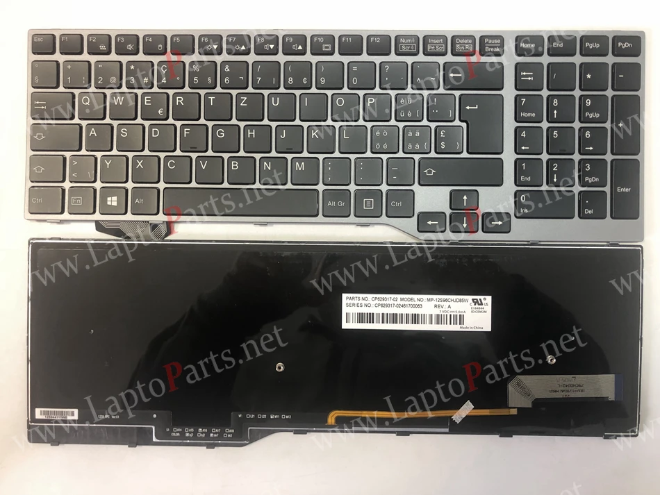 Swiss Backlit and NoBacklit Laptop Keyboard For Fujistu E754 Lifebook E753 E756 E554 E556 CP629317-02 With Frame SW Layout
Swiss Backlit and NoBacklit Laptop Keyboard For Fujistu E754 Lifebook E753 E756 E554 E556 CP629317-02 With Frame SW Layout