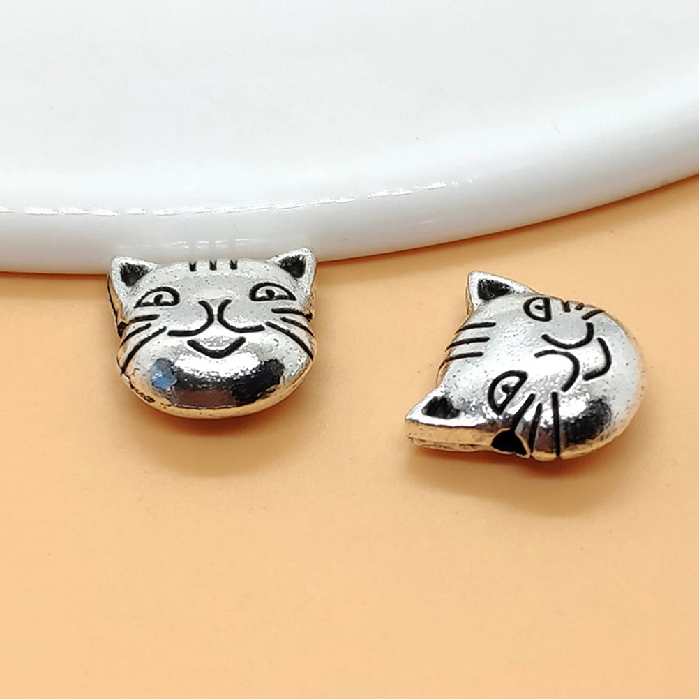 50 Pcs Kitten Beads Alloy Spacer Mixed Pendants Charm Charms Jewelry Accessories Tibetan Silver Beaded
50 Pcs Kitten Beads Alloy Spacer Mixed Pendants Charm Charms Jewelry Accessories Tibetan Silver Beaded