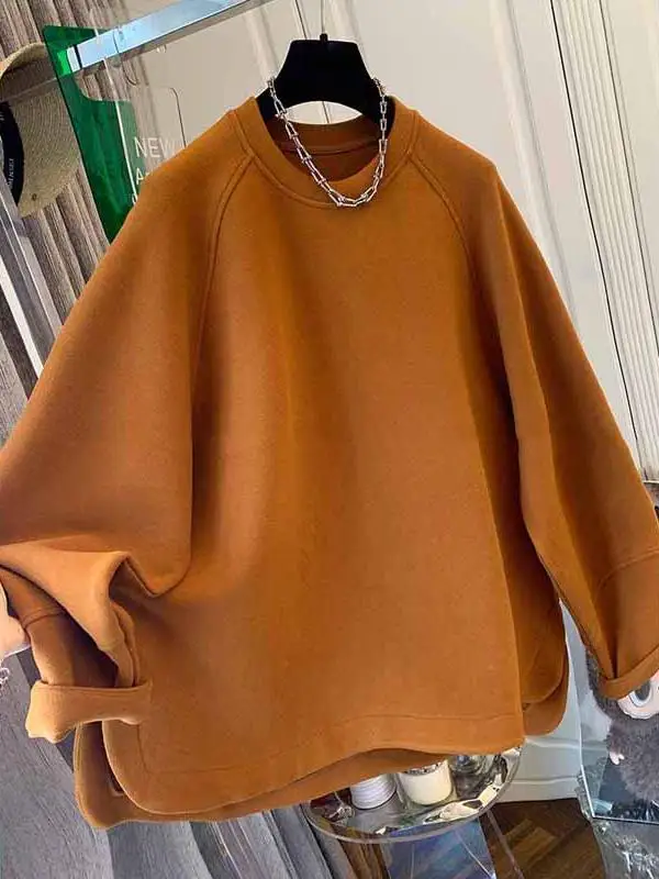 Casual Loose Fit round Ne Fce Sweatirt Women's Sle Comfortable over Sized Top Korean Version Long Sve Autumn Wint...
Casual Loose Fit round Ne Fce Sweatirt Women's Sle Comfortable over Sized Top Korean Version Long Sve Autumn Wint...