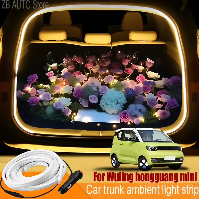 For wulinghongguang mini Automobile trunk ambient light automatic sensing car interior lighting with accessories
For wulinghongguang mini Automobile trunk ambient light automatic sensing car interior lighting with accessories