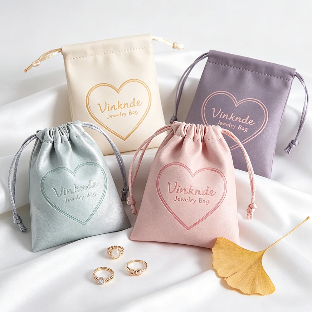 50Pcs/Lot PU Jewelry Packaging Pouches Custom Logo 8x10cm Leather Drawstring Bags Earrings Baby Shower Favors For Guests Bulk
50Pcs/Lot PU Jewelry Packaging Pouches Custom Logo 8x10cm Leather Drawstring Bags Earrings Baby Shower Favors For Guests Bulk