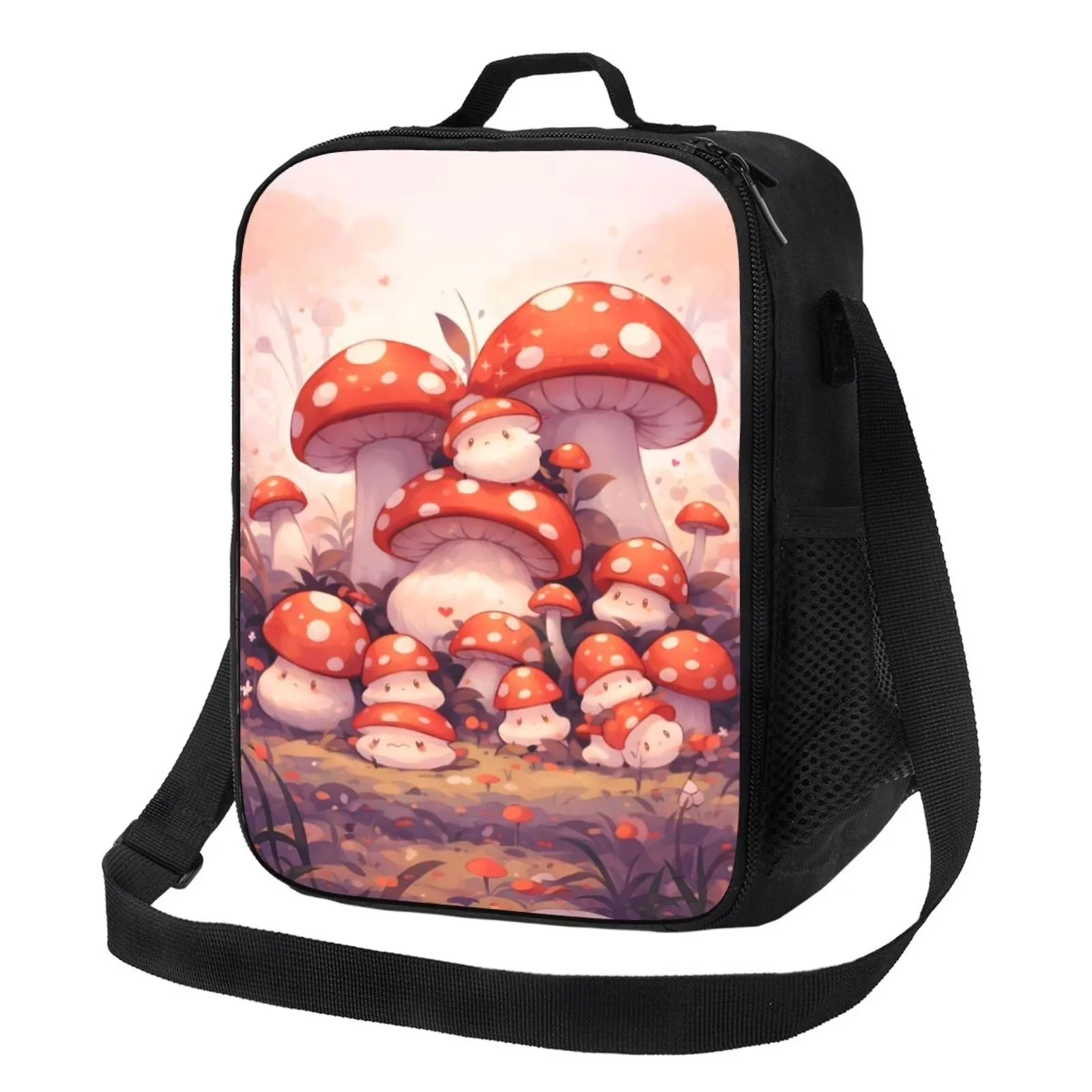 Fantasy Mushroom Forest Insulated Lunch Bag with Shoulder Strap & Handle for Work Picnic
Fantasy Mushroom Forest Insulated Lunch Bag with Shoulder Strap & Handle for Work Picnic