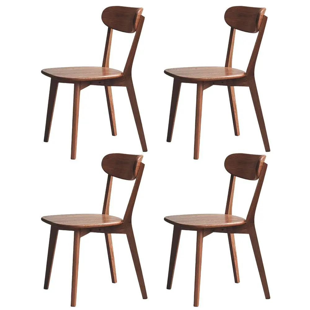 Solid Wood Dining Chairs,Mid Century Modern Dining Chairs with Rounded Backrest,Kitchen,Dining Room Chairs Set of 1 2 4 4, Waln
Solid Wood Dining Chairs,Mid Century Modern Dining Chairs with Rounded Backrest,Kitchen,Dining Room Chairs Set of 1 2 4 4, Waln