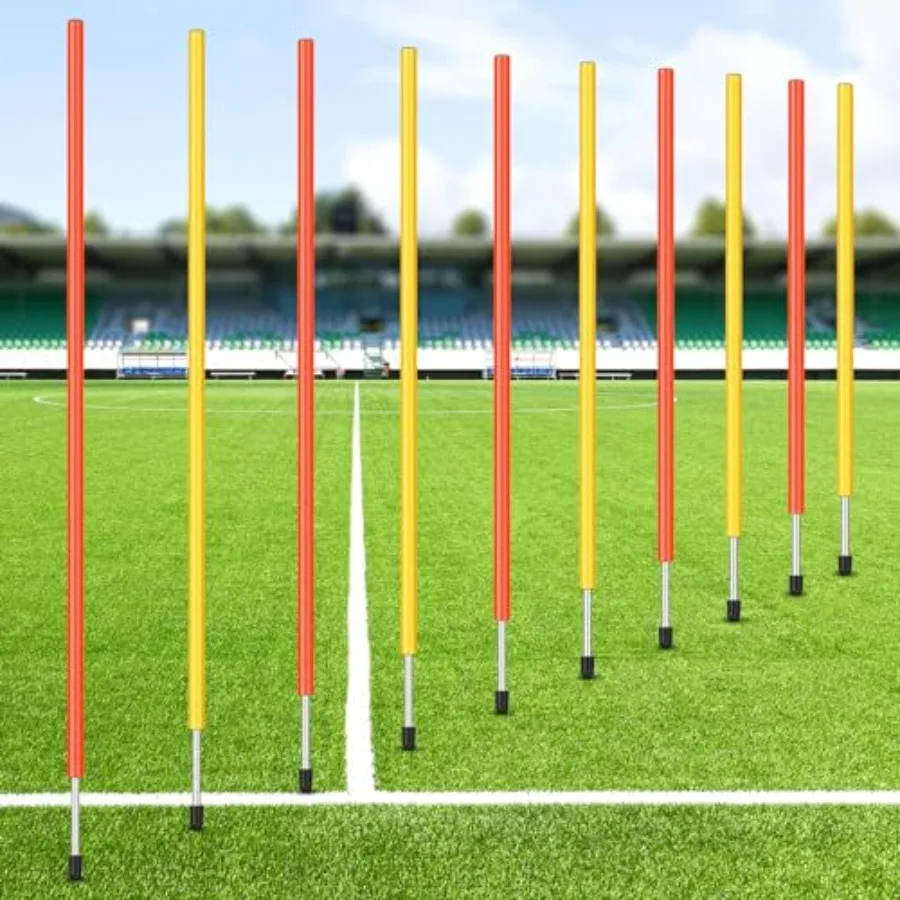 Training Agility Poles 5ft Adjustable Soccer Training Poles Soccer Practice Sticks Sports Speed and Agility Practice Equipment
Training Agility Poles 5ft Adjustable Soccer Training Poles Soccer Practice Sticks Sports Speed and Agility Practice Equipment