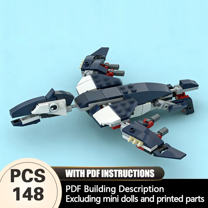 Creators Animal Series Model MOC Building Bricks Pterodactyl With Stand Modular Technology Gifts Holiday Assemble Children Toys
Creators Animal Series Model MOC Building Bricks Pterodactyl With Stand Modular Technology Gifts Holiday Assemble Children Toys
