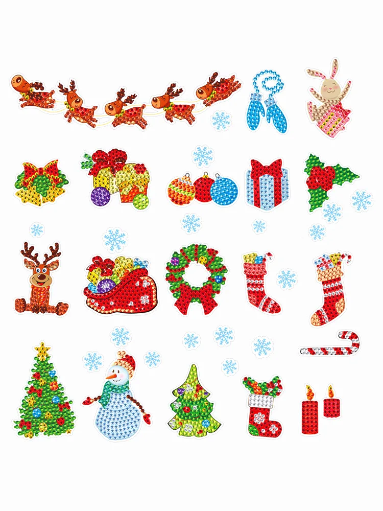 Christmas Decoration Diamond Painting, Diy Wall Stickers, Cartoon Stickers, Handmade Stickers, 5d Crystal Sparkling Diamonds
Christmas Decoration Diamond Painting, Diy Wall Stickers, Cartoon Stickers, Handmade Stickers, 5d Crystal Sparkling Diamonds