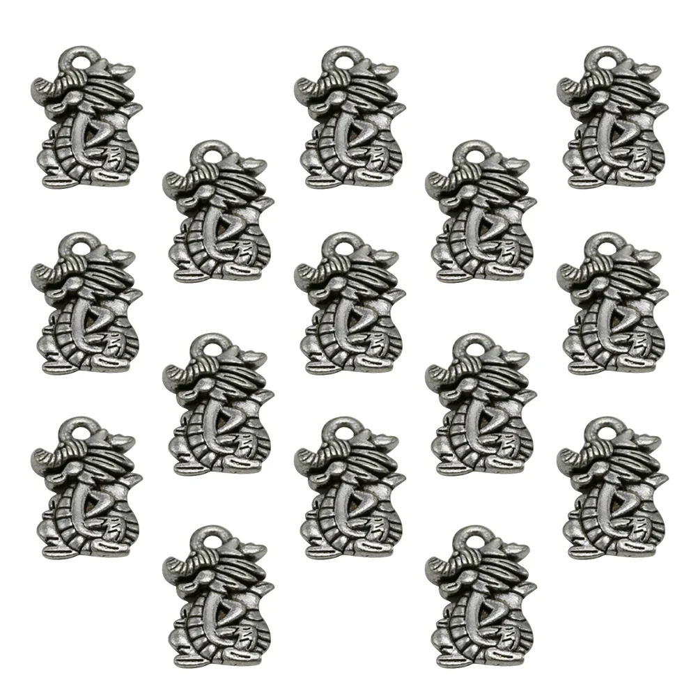 50 Pcs Alloy Dragon Charms DIY Pendant Accessories for Necklace Earring Bracelet Craft Project Silver Tone Jewelry Making
50 Pcs Alloy Dragon Charms DIY Pendant Accessories for Necklace Earring Bracelet Craft Project Silver Tone Jewelry Making