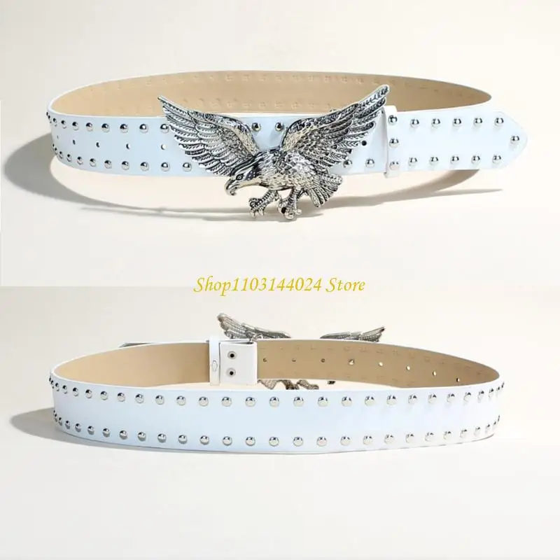 N5KE Trendy Unisex PU Belt Flying Animal Design And Studded Detail Adjustable Waist Belt For Wedding Party Casual Outfits
N5KE Trendy Unisex PU Belt Flying Animal Design And Studded Detail Adjustable Waist Belt For Wedding Party Casual Outfits