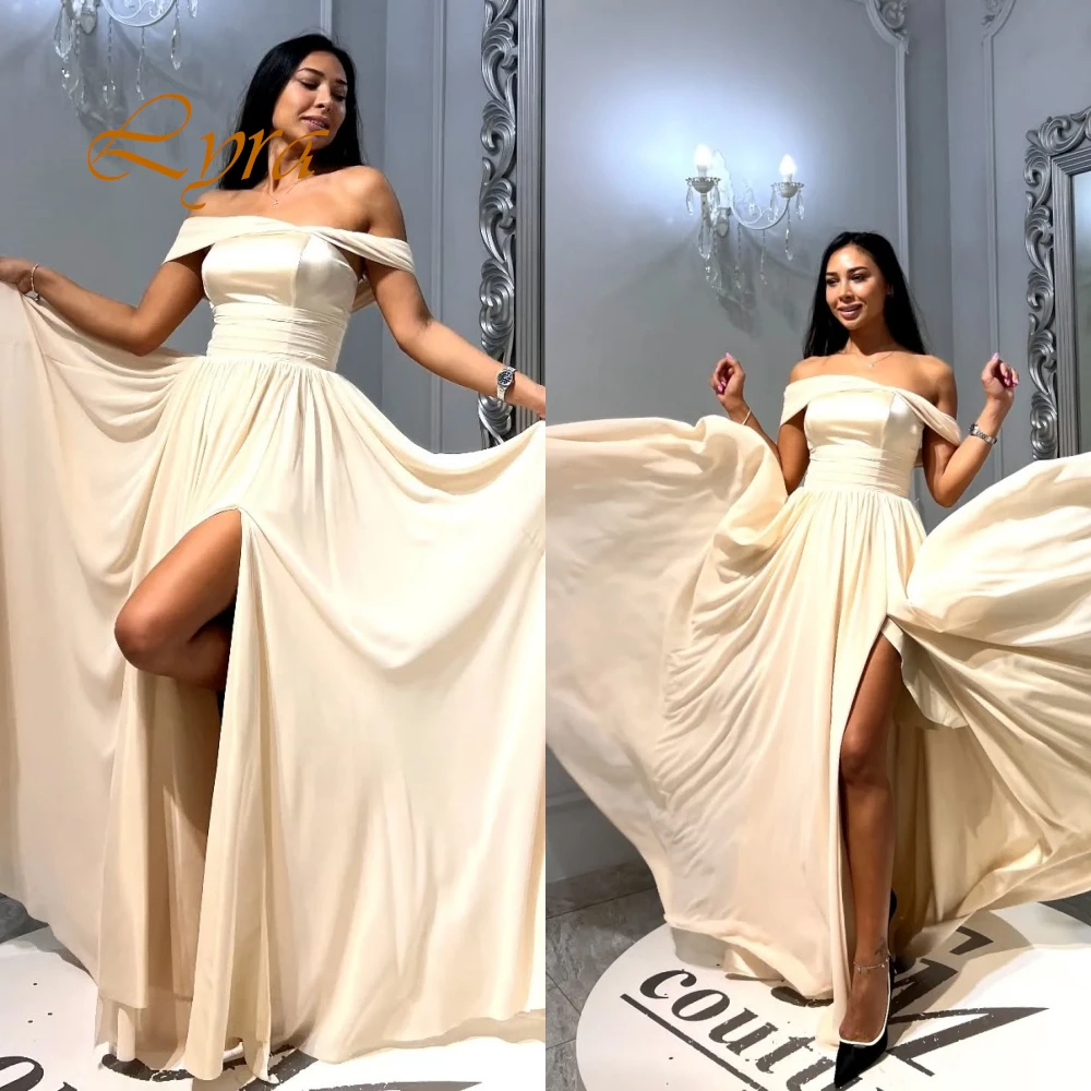 Customized Exquisite Off the Shoulder Chiffon Evening Dress Elegant Strapless Prom Dresses High Quality Party Gowns For Woman
Customized Exquisite Off the Shoulder Chiffon Evening Dress Elegant Strapless Prom Dresses High Quality Party Gowns For Woman