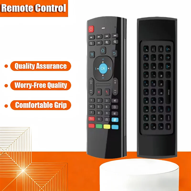 MX3 Air Mouse Mini Keyboard Wireless Remote 2.4G Multifunctional Fly Mouse with Infrared Learning for Android Smart TV Box