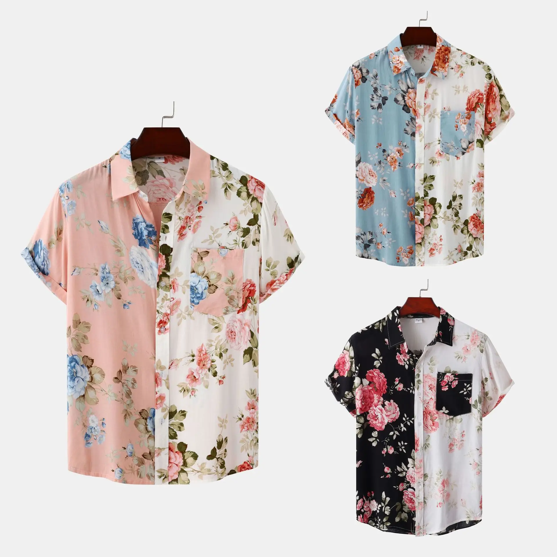 New Men's Floral Patchwork Short Sved Shirt Slim Fit Deform Resistant Summer 2024 Other Style Other Pattern Male Fashion
New Men's Floral Patchwork Short Sved Shirt Slim Fit Deform Resistant Summer 2024 Other Style Other Pattern Male Fashion
