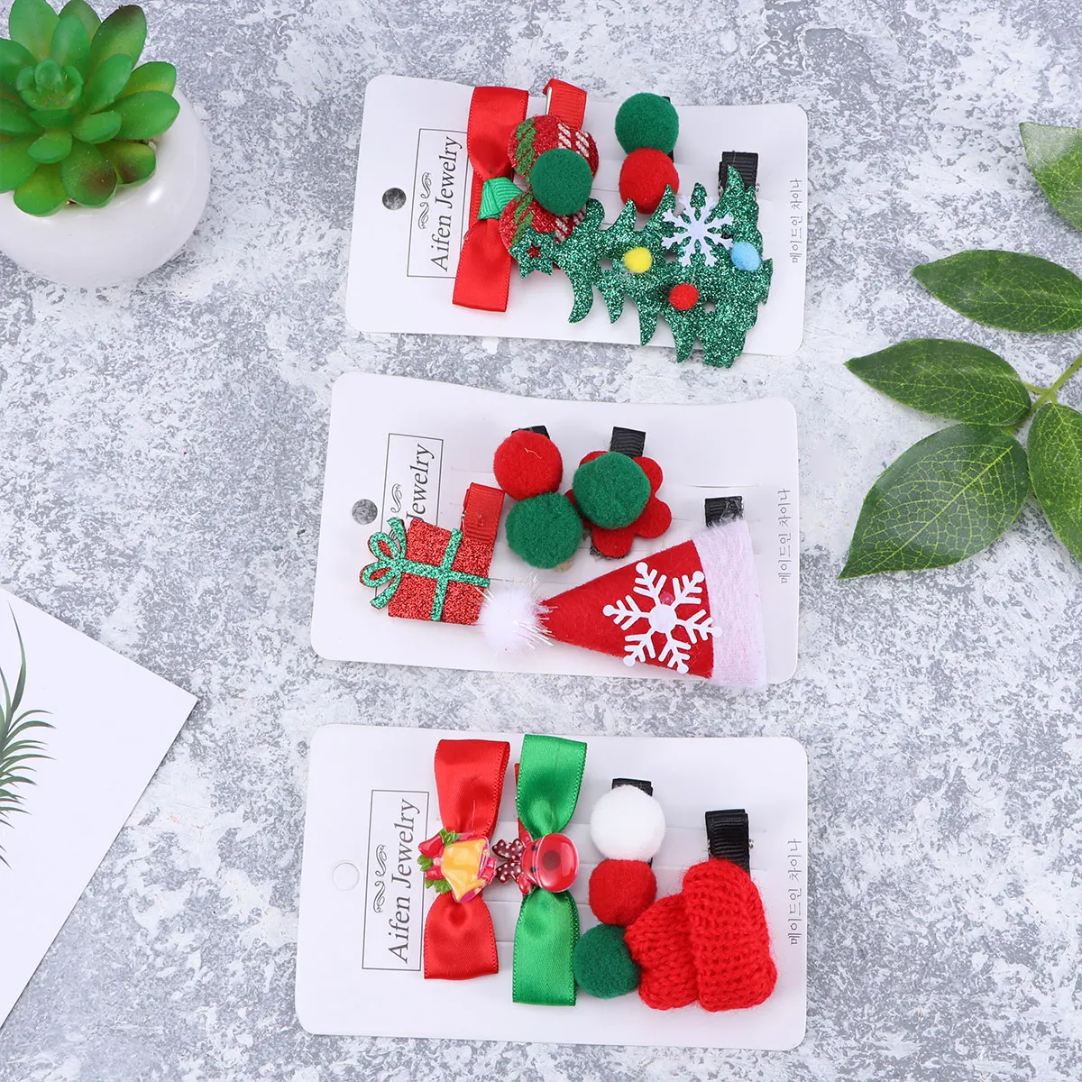 3 Sets Hairpin Christmas Clips Girls Accessories Accessory Princess Barrettes for Kid Child Kids
3 Sets Hairpin Christmas Clips Girls Accessories Accessory Princess Barrettes for Kid Child Kids