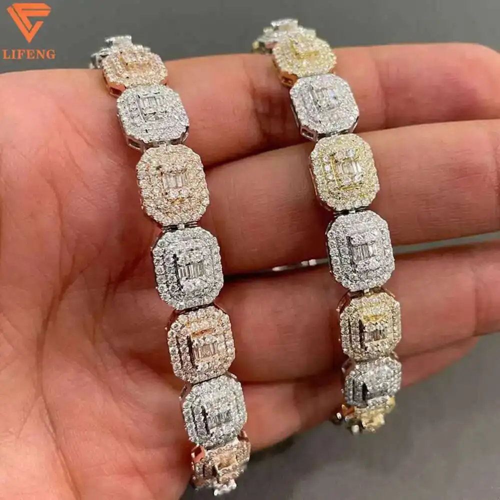 Lifeng Jewelry Hip Hop Rock Candy Chain 925 Silver Gold Plated Bling Moissanite Chain Iced Out Initial Necklace
Lifeng Jewelry Hip Hop Rock Candy Chain 925 Silver Gold Plated Bling Moissanite Chain Iced Out Initial Necklace