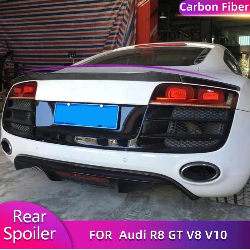 Carbon Fiber Rear Trunk Spoiler Wings for Audi R8 GT V8 V10 Base Coupe 2-Door 2007-2016 Car Rear Spoiler Boot Lid Wing Lip
Carbon Fiber Rear Trunk Spoiler Wings for Audi R8 GT V8 V10 Base Coupe 2-Door 2007-2016 Car Rear Spoiler Boot Lid Wing Lip