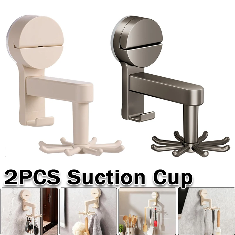 Heavy Duty Suction Cup Hooks Kitchen No Drill 360° Rotating Hook Organizer for RV Wall Cabinet Door Space Saving Utensil Rack
Heavy Duty Suction Cup Hooks Kitchen No Drill 360° Rotating Hook Organizer for RV Wall Cabinet Door Space Saving Utensil Rack