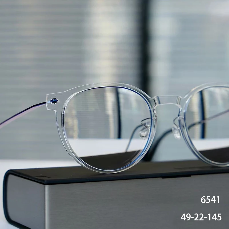 Denmark Brand Retro Round Glasses Frame Men Screwless Titanium Eyeglasse Frames Ultralight Spectacles Women Thin Eyeglasses 6541
Denmark Brand Retro Round Glasses Frame Men Screwless Titanium Eyeglasse Frames Ultralight Spectacles Women Thin Eyeglasses 6541