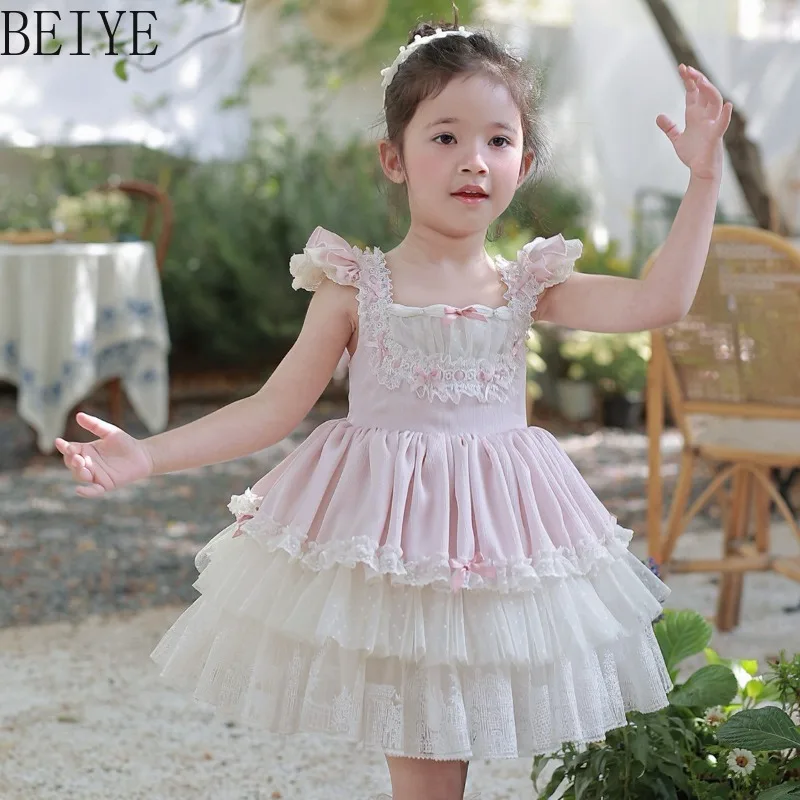 Sweet Ballet Pink Puff Dress for Little Girls Original Design Summer Mesh Lolita Dress Kids Sleeveless Pink White Cute Dress
Sweet Ballet Pink Puff Dress for Little Girls Original Design Summer Mesh Lolita Dress Kids Sleeveless Pink White Cute Dress