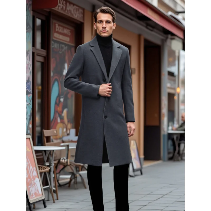 2025Spring and Autumn Short European and American Design Sense Casual Coat Slim Fit Single-Breasted Turn-Down Collar Long Coat
2025Spring and Autumn Short European and American Design Sense Casual Coat Slim Fit Single-Breasted Turn-Down Collar Long Coat