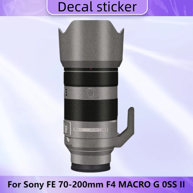 For Sony FE 70-200mm F4 MACRO G 0SS II Lens Sticker Protective Skin Decal Film Anti-Scratch Protector Coat SEL70200G2 70-200/4G2
For Sony FE 70-200mm F4 MACRO G 0SS II Lens Sticker Protective Skin Decal Film Anti-Scratch Protector Coat SEL70200G2 70-200/4G2