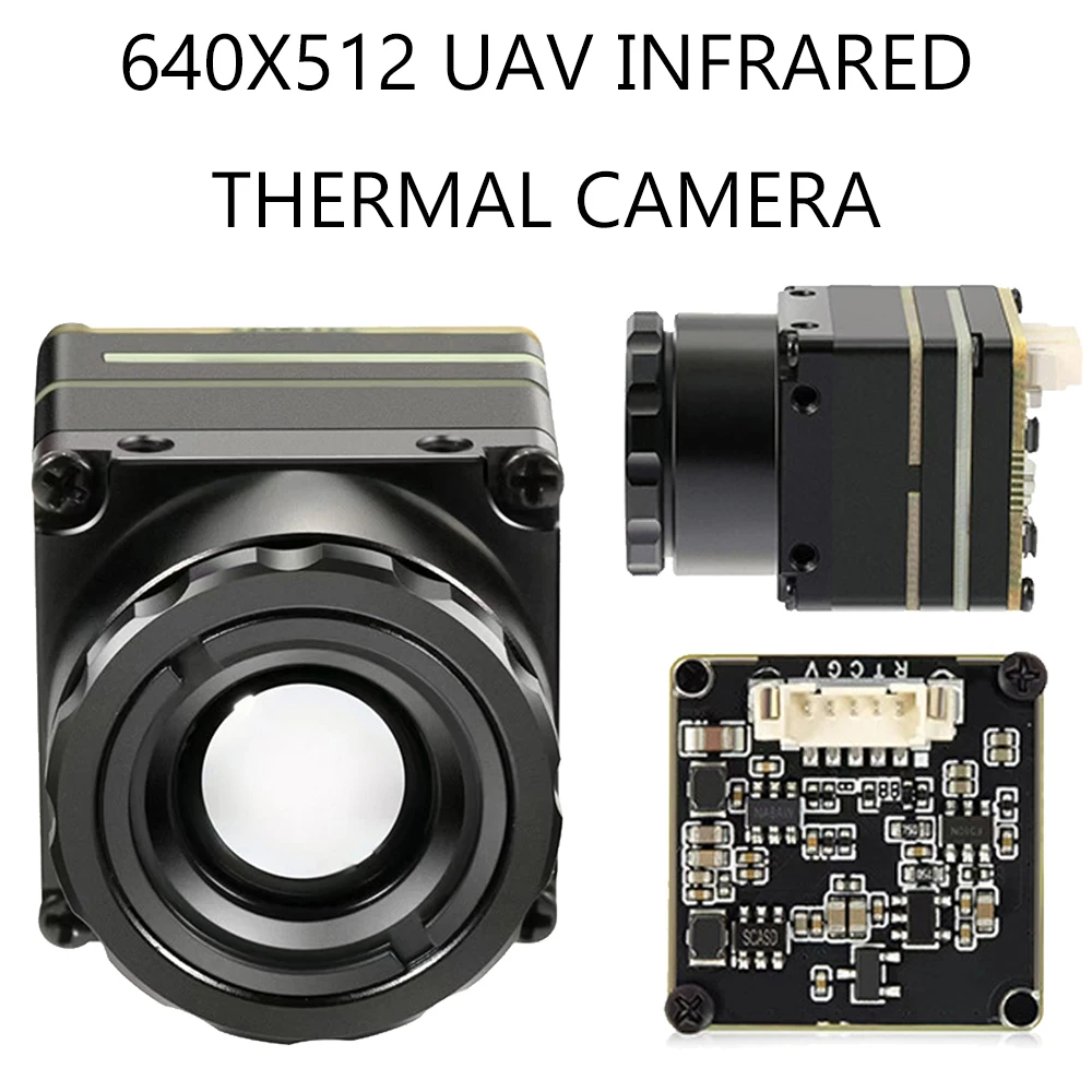 640x512 60Hz UAV Infrared Thermal Camera Imager,Uncooled VOx LWIR Imager, 22.8g,-40°C~80°C,5-20V, FPV IR Imaging Camera
640x512 60Hz UAV Infrared Thermal Camera Imager,Uncooled VOx LWIR Imager, 22.8g,-40°C~80°C,5-20V, FPV IR Imaging Camera