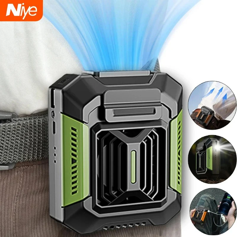 Portable Neck Fan 4000mAh USB Rechargeable, Clip with LED Light & Power Bank, 3 Speeds for Outdoor Camping Sports Home Office
Portable Neck Fan 4000mAh USB Rechargeable, Clip with LED Light & Power Bank, 3 Speeds for Outdoor Camping Sports Home Office