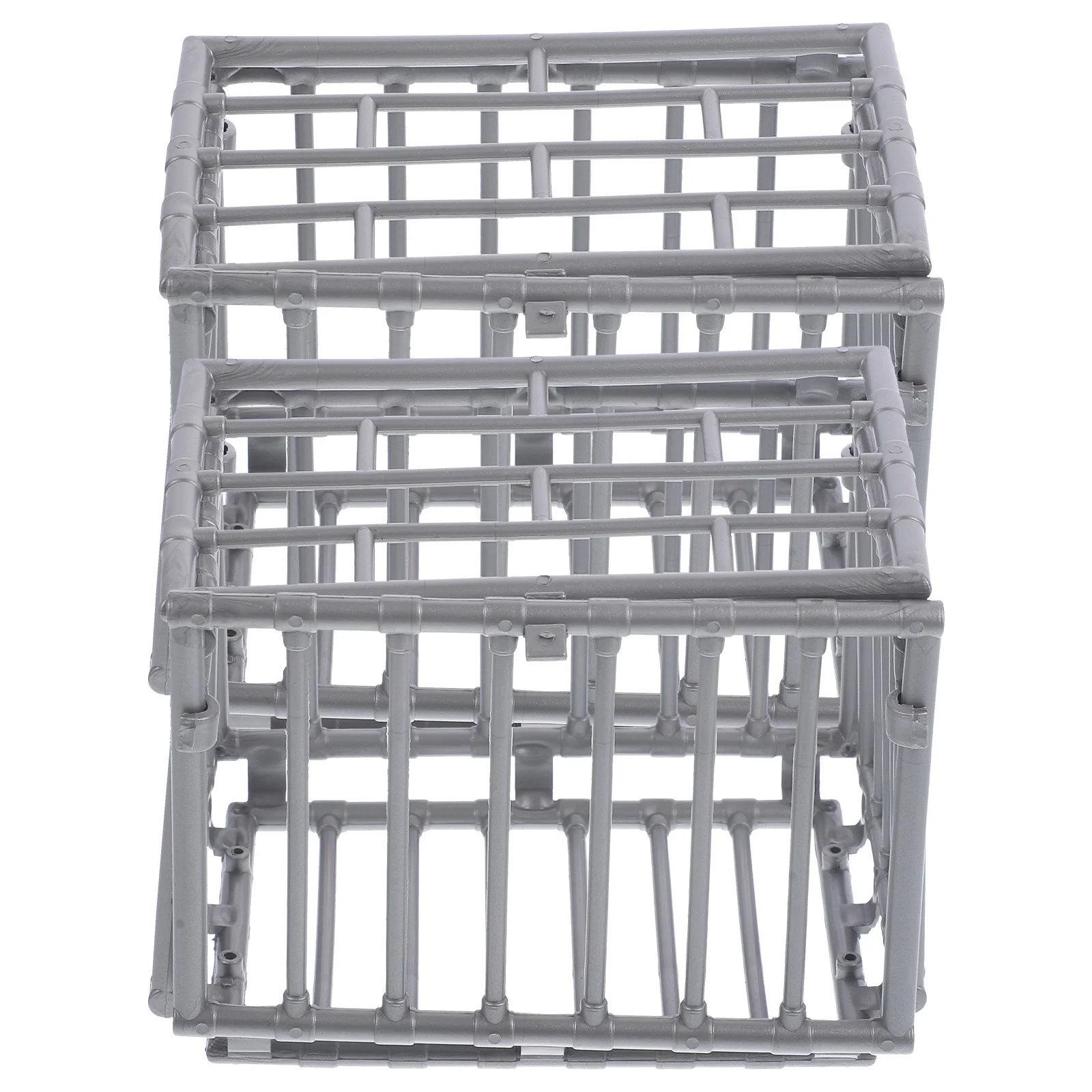 2 Pcs Grid Basket Model Action Figure Display Miniature Cage House Tiny Plastic Small DIY
2 Pcs Grid Basket Model Action Figure Display Miniature Cage House Tiny Plastic Small DIY