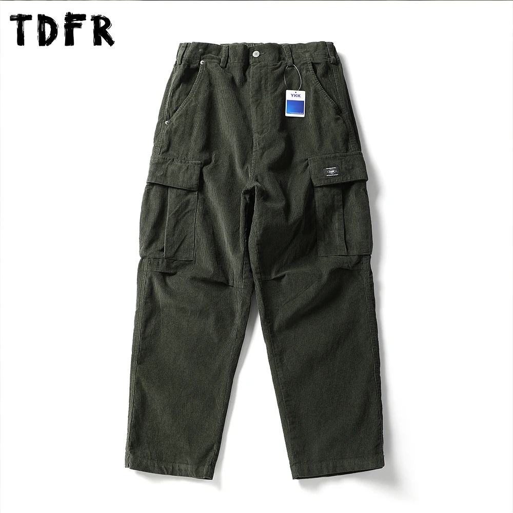 Solid Color Corduroy Cargo Pants Spring Pocket Retro Safari Style Elastic Waist Loose Wide Leg Casual Trousers Men
Solid Color Corduroy Cargo Pants Spring Pocket Retro Safari Style Elastic Waist Loose Wide Leg Casual Trousers Men