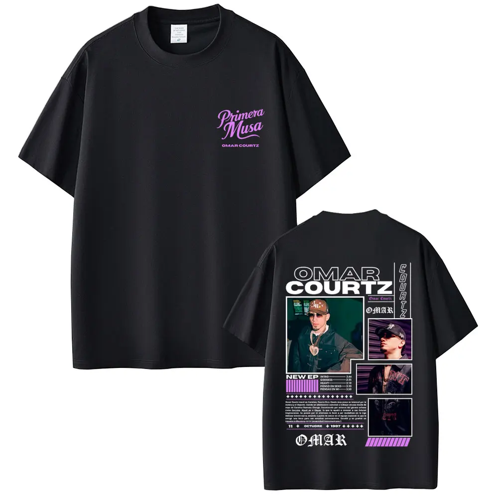 Rapper Omar Courtz Primera Musa Tour 2025 T-shirts Men Women Fashion Hip Hop Oversized T Shirts Men's Casual Cotton Tee Shirt
Rapper Omar Courtz Primera Musa Tour 2025 T-shirts Men Women Fashion Hip Hop Oversized T Shirts Men's Casual Cotton Tee Shirt