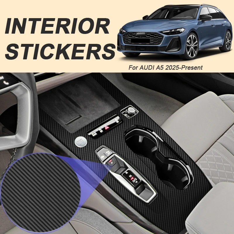 Car Carbon Interior Sticker For AUDI A5 2025-Present LHD Auto Window Lifting Panel Decal Gear Door Protective Film Accessory
Car Carbon Interior Sticker For AUDI A5 2025-Present LHD Auto Window Lifting Panel Decal Gear Door Protective Film Accessory