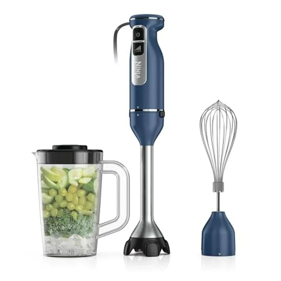 Immersion Blender and Whisk Hand Stick Blender 4 Speeds with SplatterShield and PanProtect 4-Cup Blending Vessel Dishwasher Saf
Immersion Blender and Whisk Hand Stick Blender 4 Speeds with SplatterShield and PanProtect 4-Cup Blending Vessel Dishwasher Saf