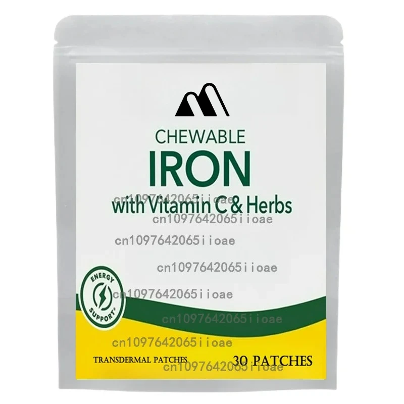 30 Patches Iron Transdermal Patches, with Vitamin C, Blood, Energy, Muscle & Immune System Support
30 Patches Iron Transdermal Patches, with Vitamin C, Blood, Energy, Muscle & Immune System Support