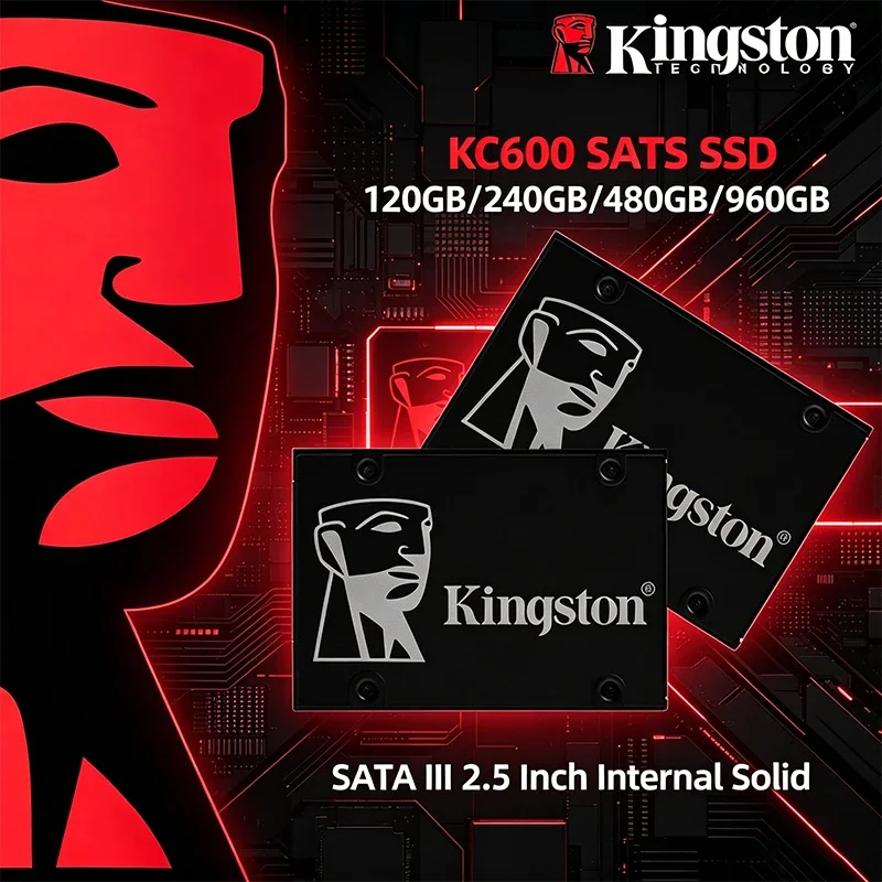 Kingston KC600 SSD 1TB 256GB 512GB 2TB SATA 3 2.5 Inch Internal Solid State Drive HDD Hard Disk HD SSD 1024GB Desktop Laptop PC
Kingston KC600 SSD 1TB 256GB 512GB 2TB SATA 3 2.5 Inch Internal Solid State Drive HDD Hard Disk HD SSD 1024GB Desktop Laptop PC
